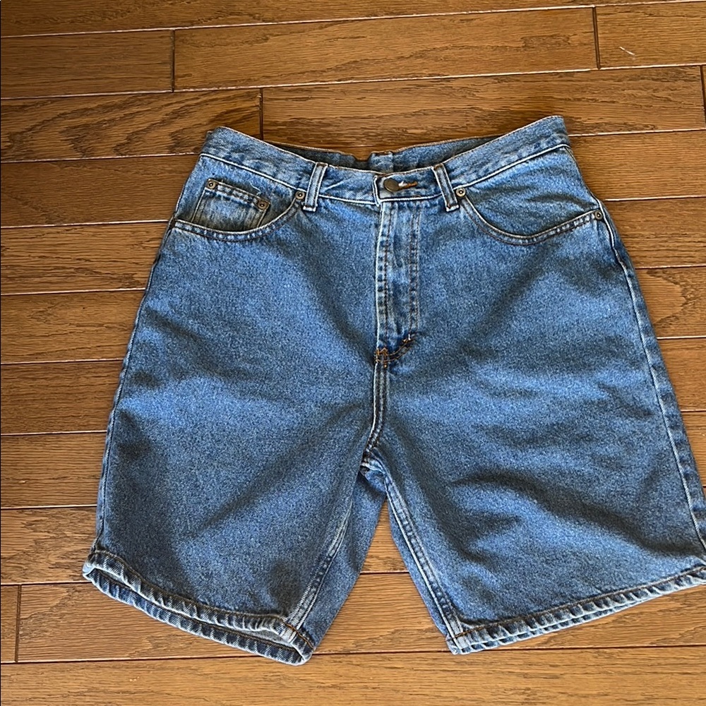 Classic Blue Denim Men's Shorts